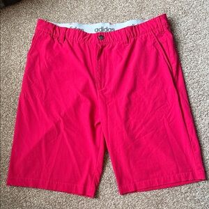 Adidas Men's Vibrant Red Golf Shorts